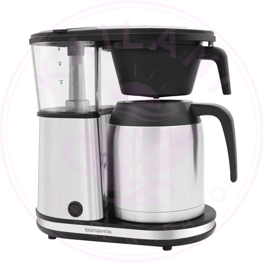 Connoisseur 8-Cup Drip Coffee Brewer One-Touch with Thermal Carafe and Hanging Basket - SCA Certified Home Brewer Bonavita