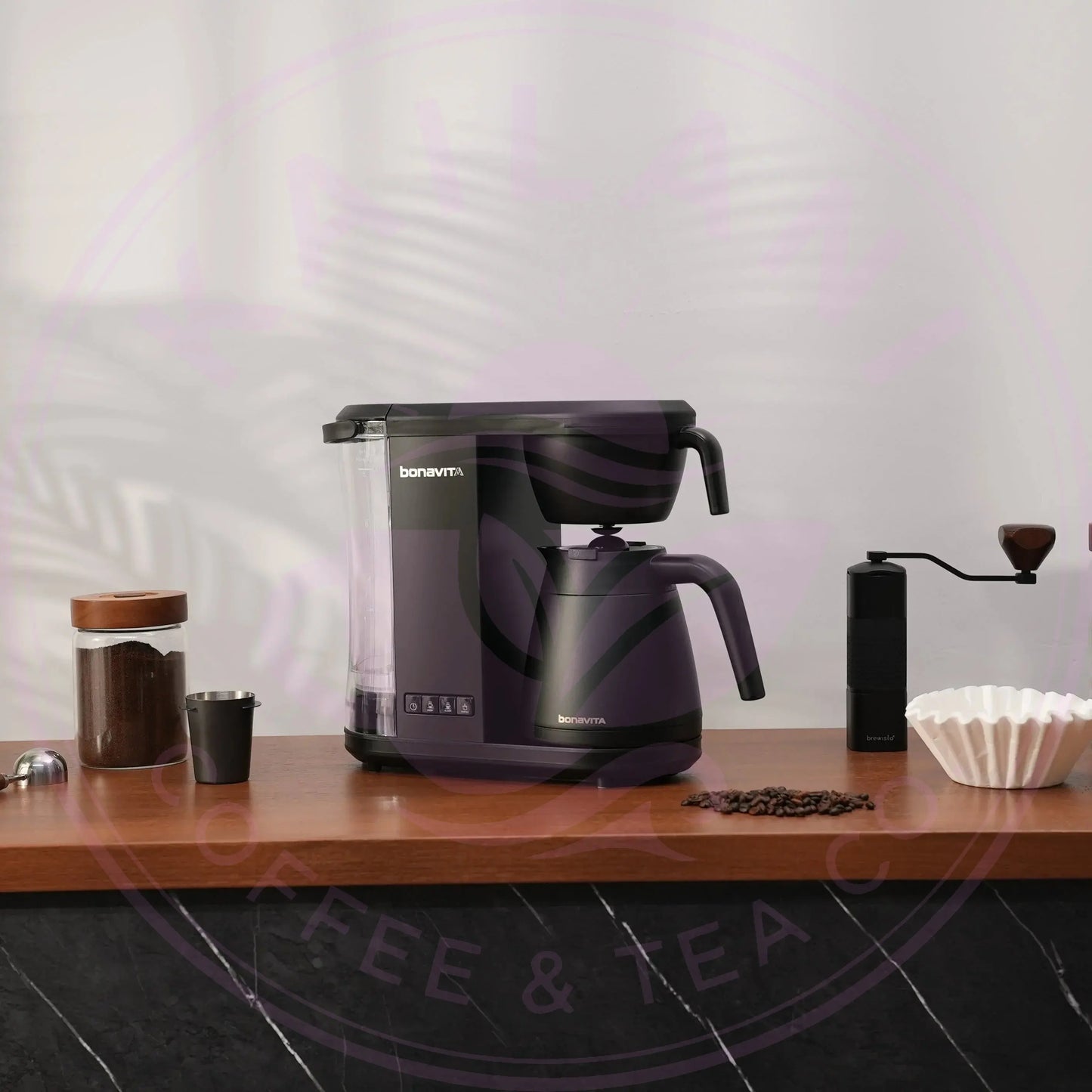 Enthusiast 8-Cup Drip Coffee Brewer with 1.3L Thermal or Glass Carafe Bonavita
