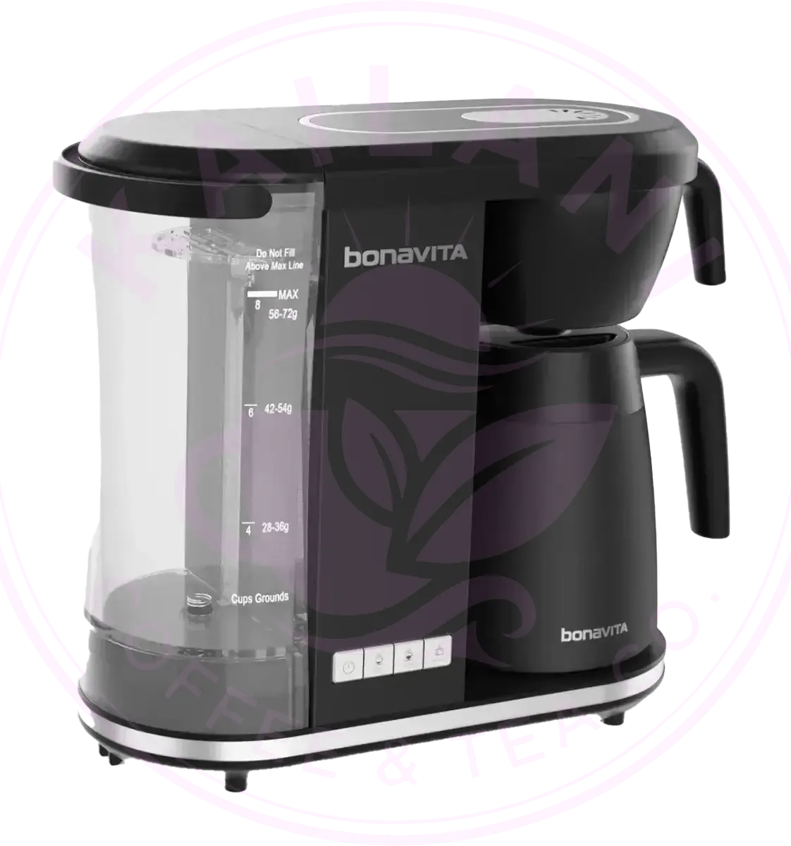 Enthusiast 8-Cup Drip Coffee Brewer with 1.3L Thermal or Glass Carafe Bonavita