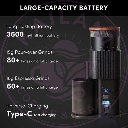 Portable Coffee Grinder - Geimori T38 Pro Grade