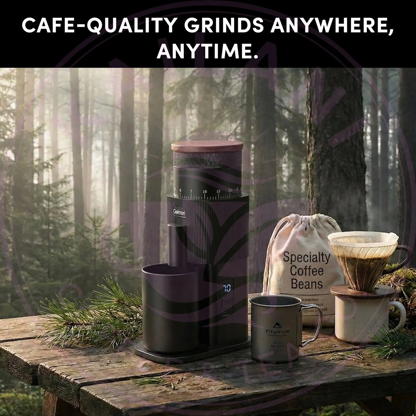 Portable Coffee Grinder - Geimori T38 Pro Grade