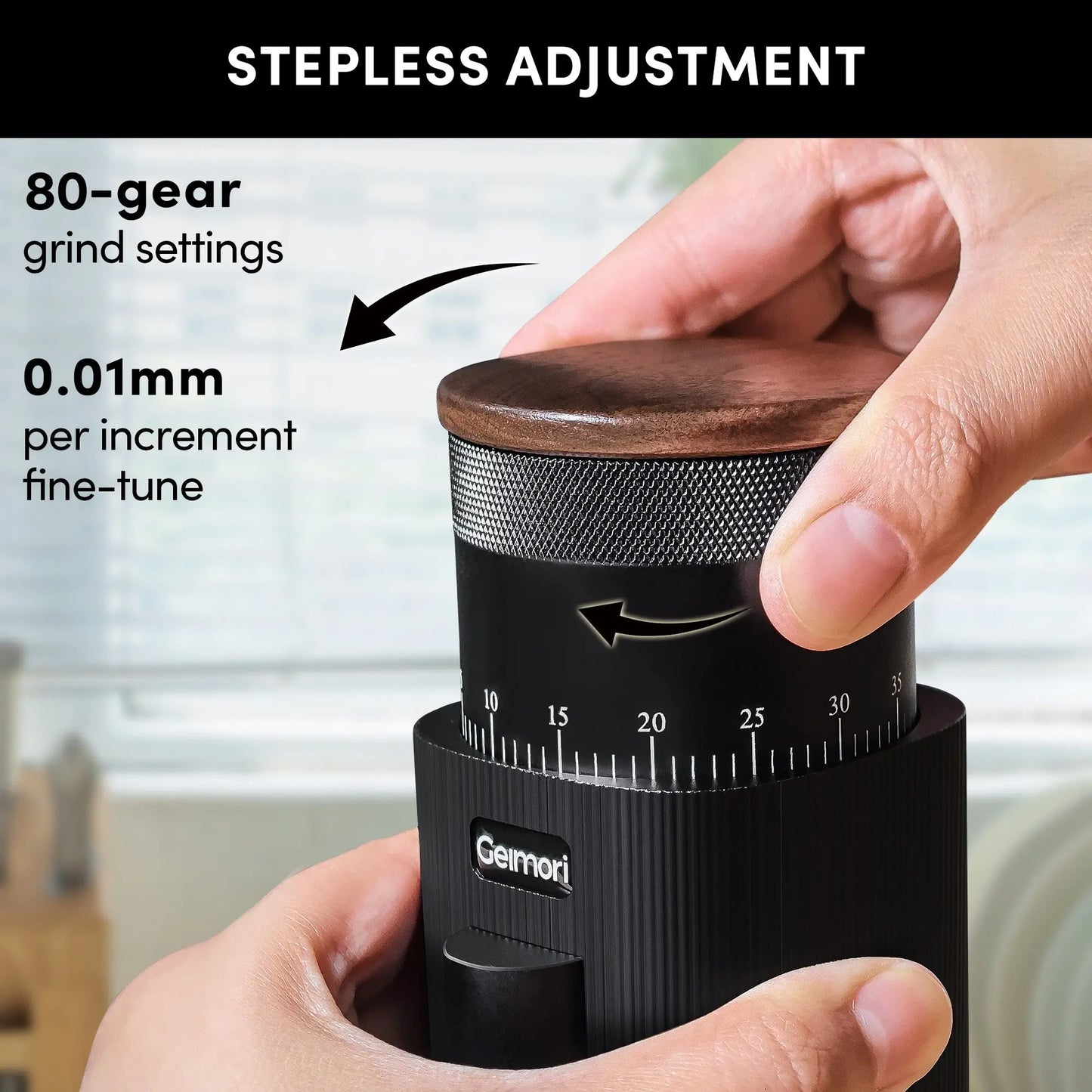 Portable Coffee Grinder - Geimori T38 Pro Grade