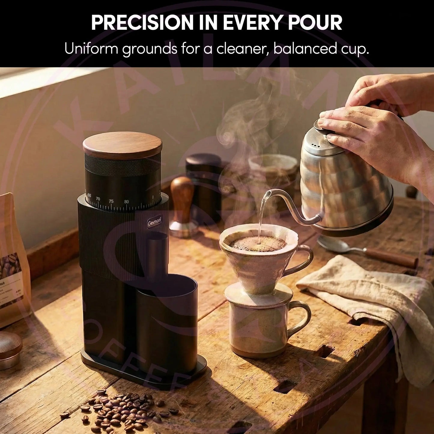 Portable Coffee Grinder - Geimori T38 Pro Grade