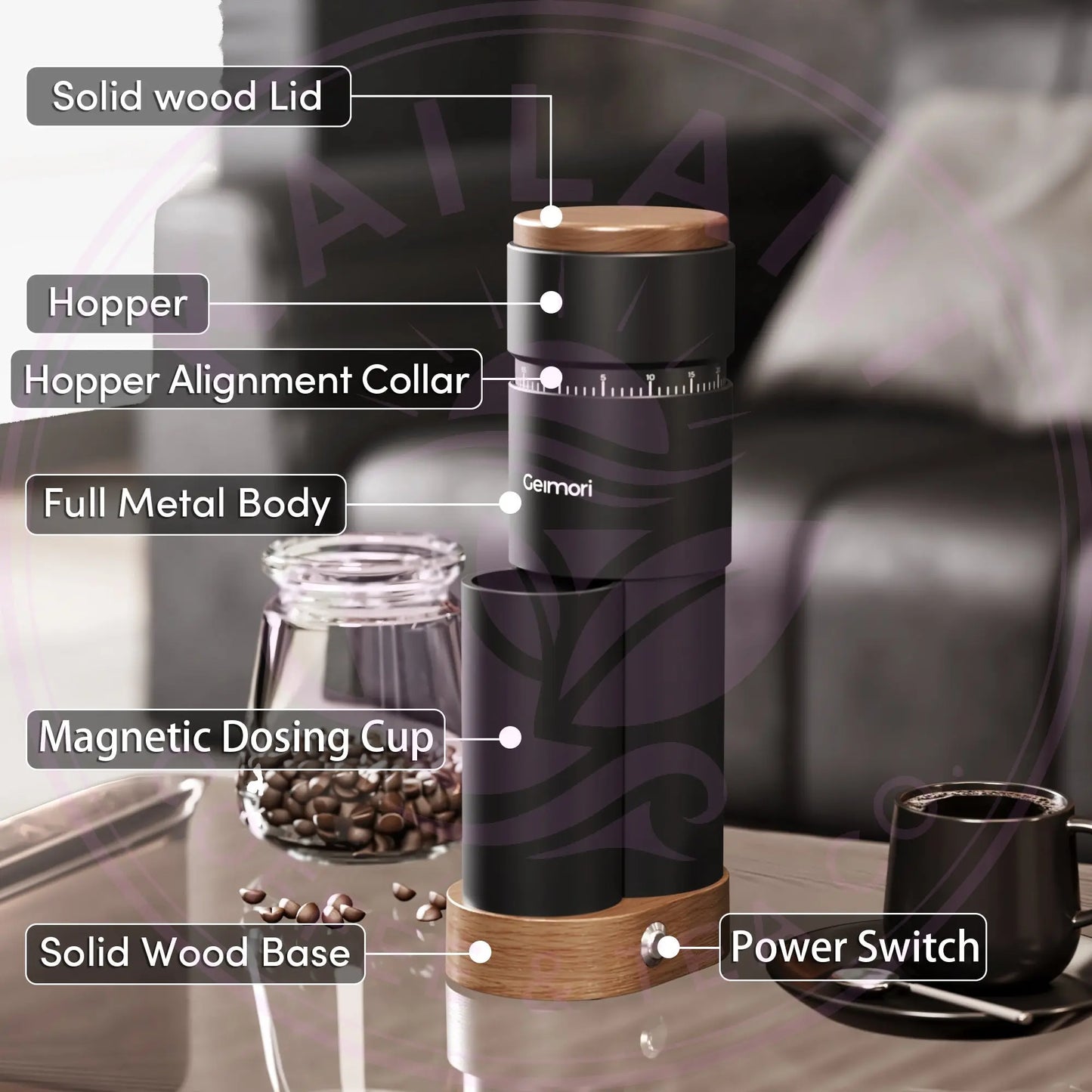 Portable Coffee Grinder - Geimori T38 Plus
