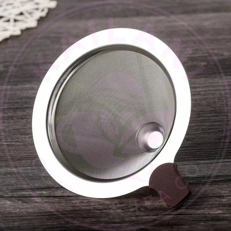 Reusable Coffee Filter Dripper - Double Layer Stainless Steel - Kailani Coffee & Tea Co.