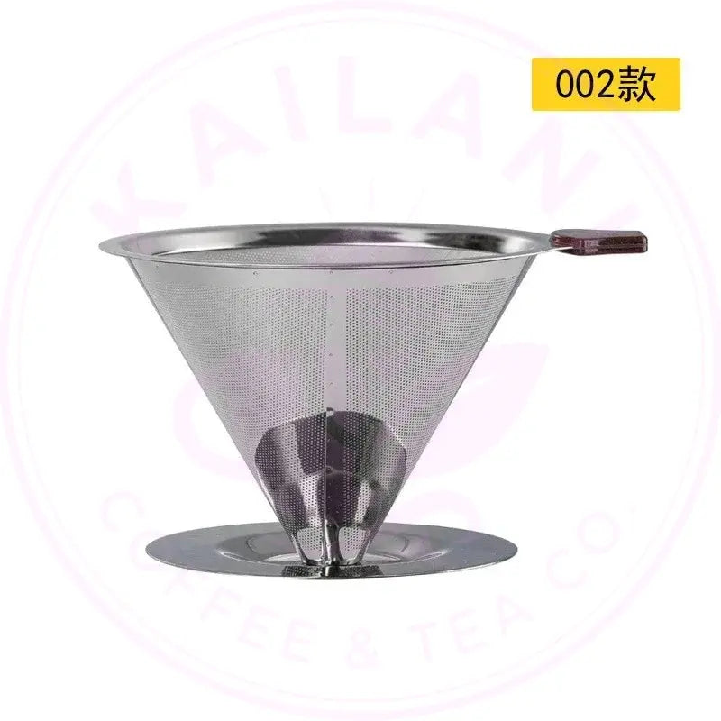 Reusable Coffee Filter Dripper - Double Layer Stainless Steel - Kailani Coffee & Tea Co.