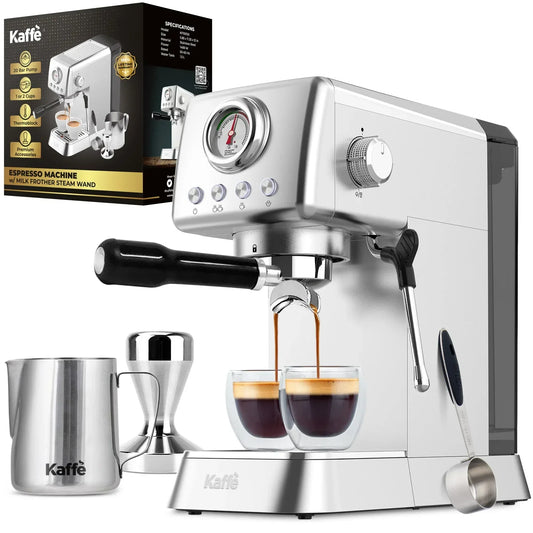 Espresso Coffee Machine with Milk Frother KF1000X - Kailani Coffee & Tea Co.