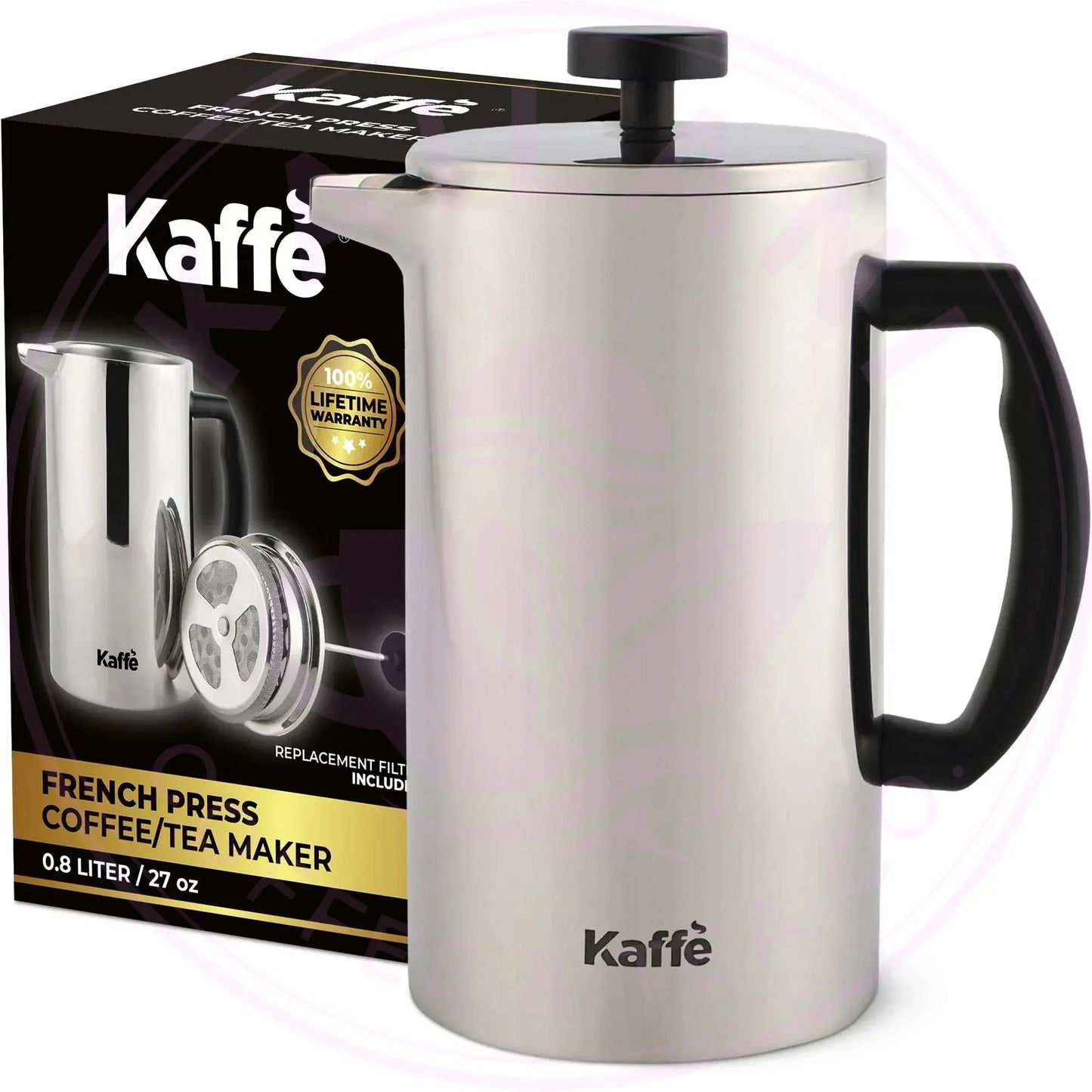 Stainless Steel French Press | Bold Coffee Maker - Kailani Coffee & Tea Co.