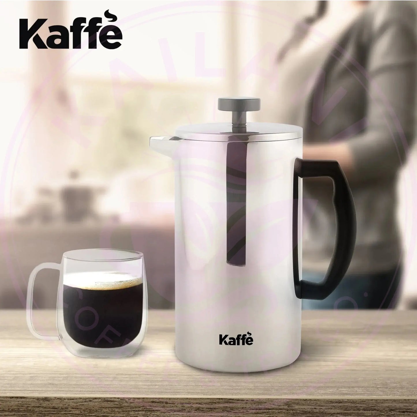 Stainless Steel French Press | Bold Coffee Maker - Kailani Coffee & Tea Co.
