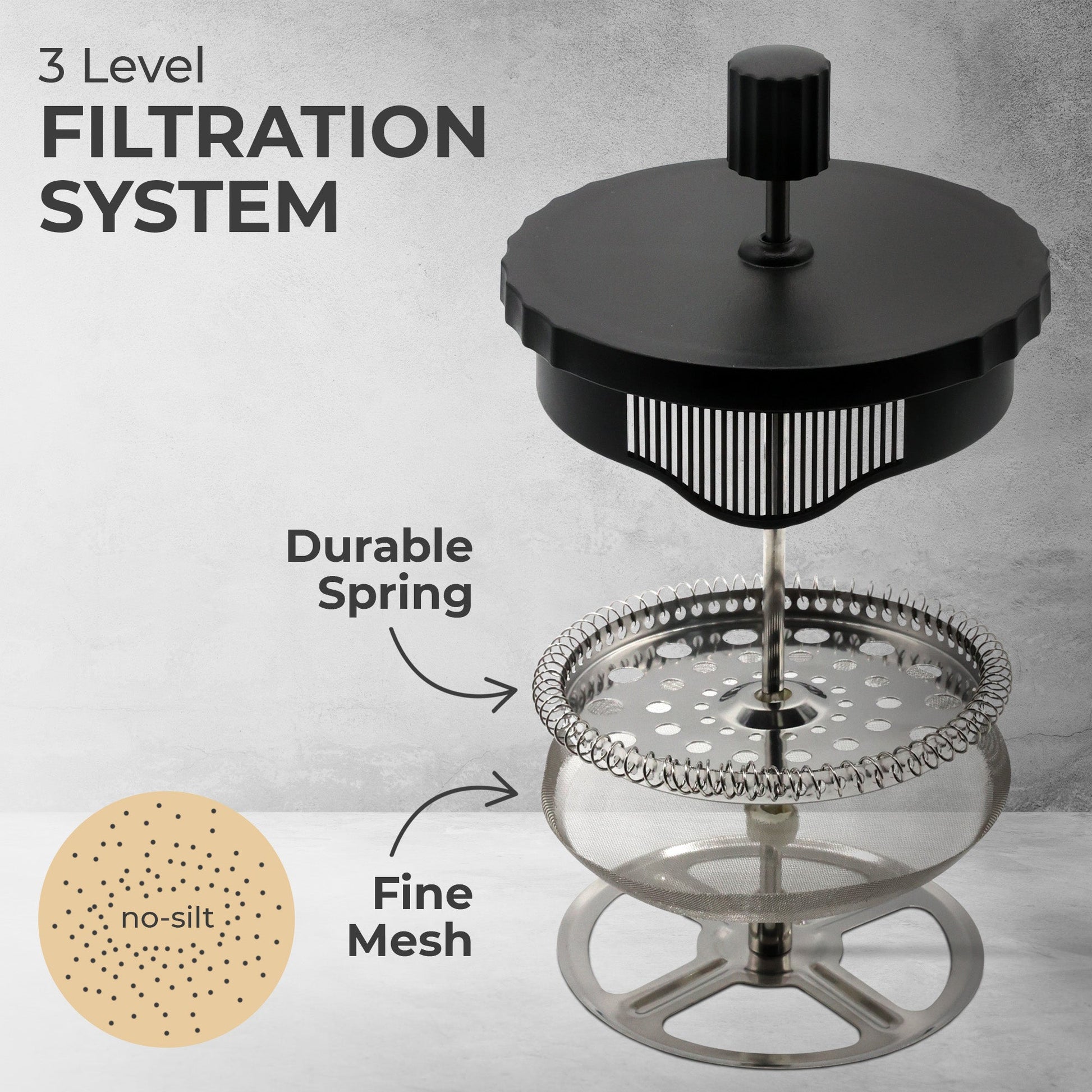 KF1111 Glass French Press 800ml