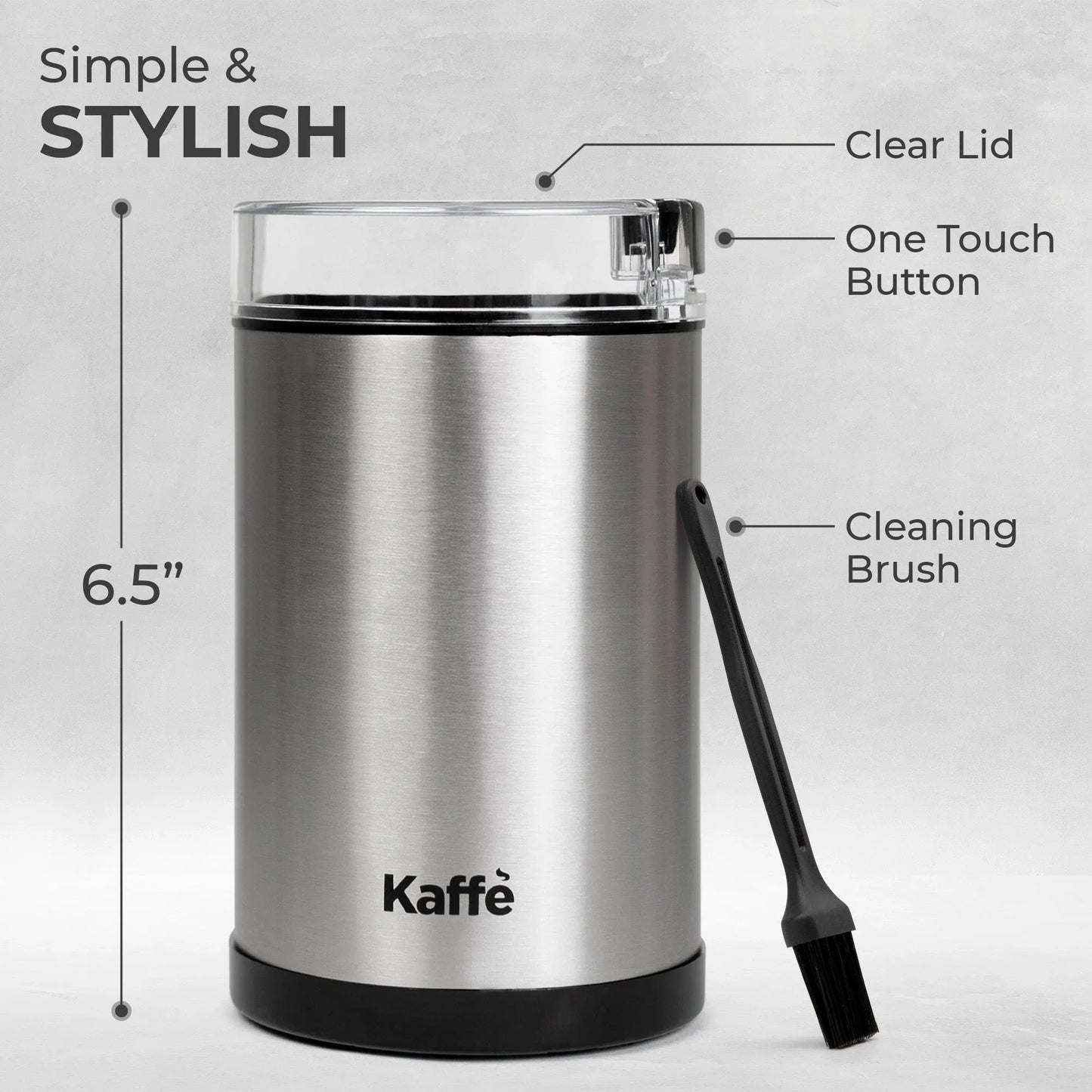 Stainless Steel French Press & Grinder Bundle - Kailani Coffee & Tea Co.