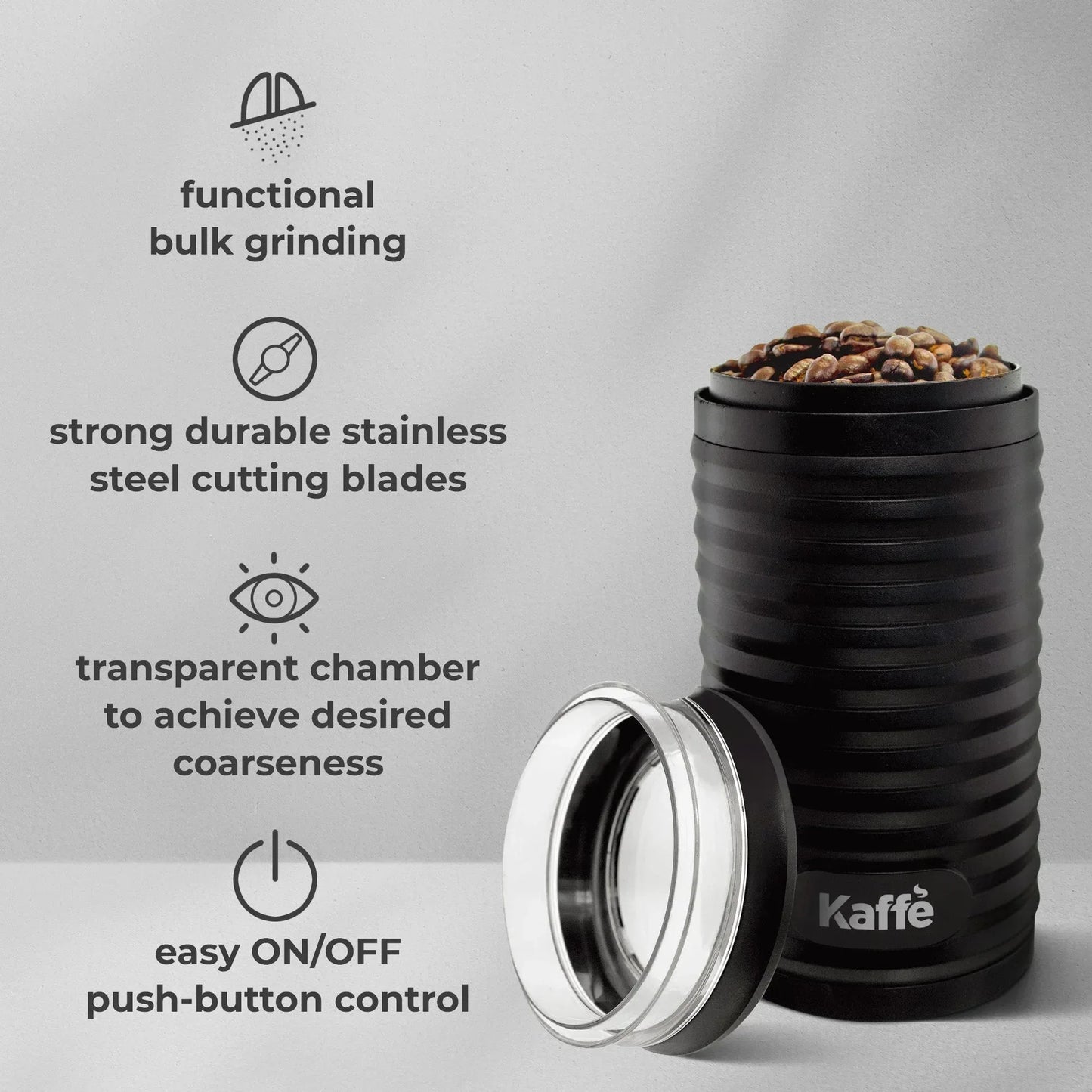 Blade Coffee Grinder KF2150 - Whirl Your Way to Fresh Coffee Bliss! - Kailani Coffee & Tea Co.