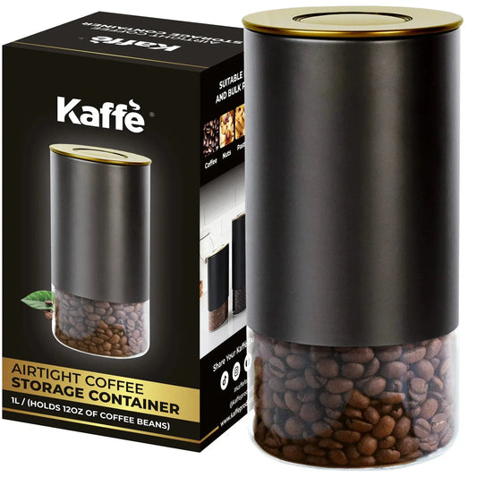 12oz Round Glass Storage Container, KF3031G Kaffe Products
