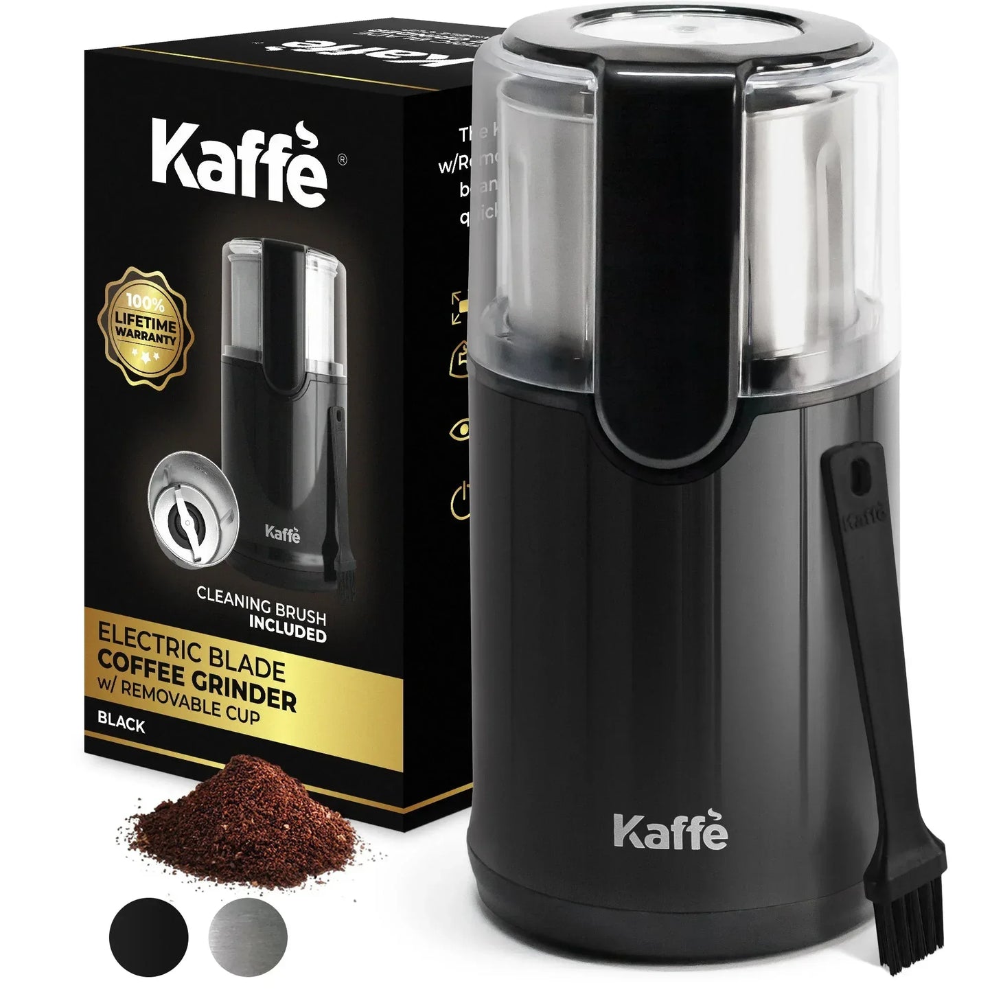Blade Coffee Grinder with Removable Cup - Fast Fresh Grounds | KF5010 - Kailani Coffee & Tea Co.