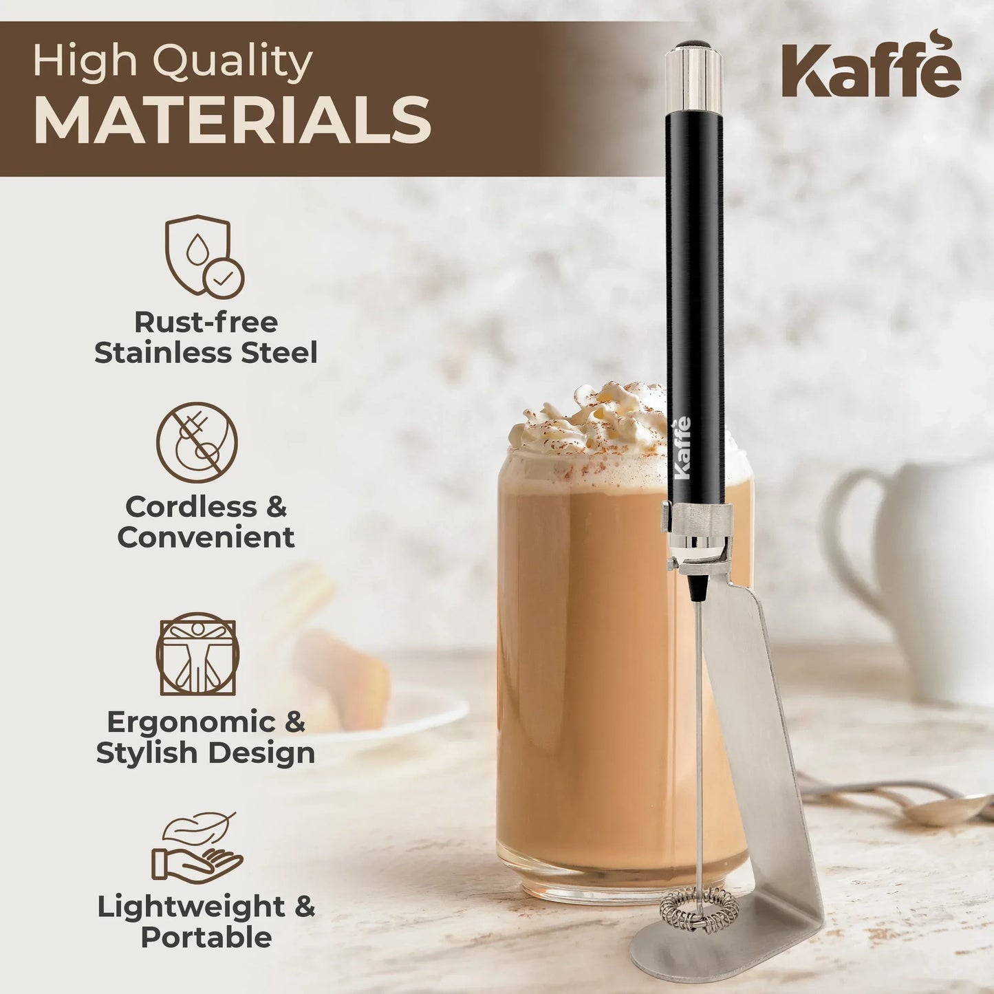 Handheld Milk Frother - Whip Up Cafe Magic - Kailani Coffee & Tea Co.
