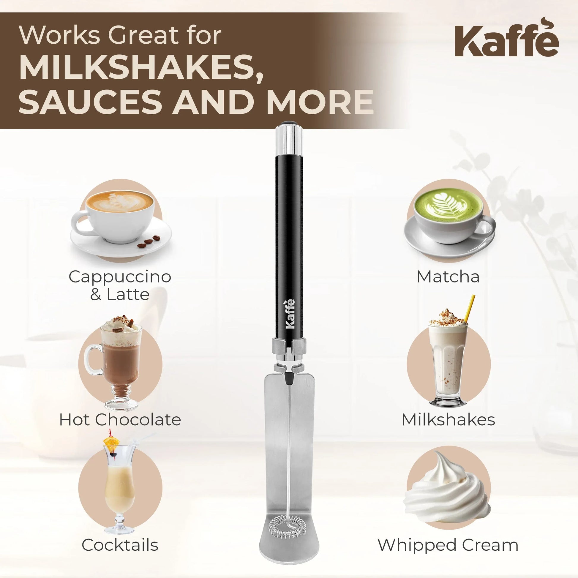 Handheld Milk Frother - Whip Up Cafe Magic - Kailani Coffee & Tea Co.