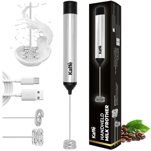 USB Rechargeable Milk Frother - Cordless Handheld Frother | KF6022NS - Kailani Coffee & Tea Co.