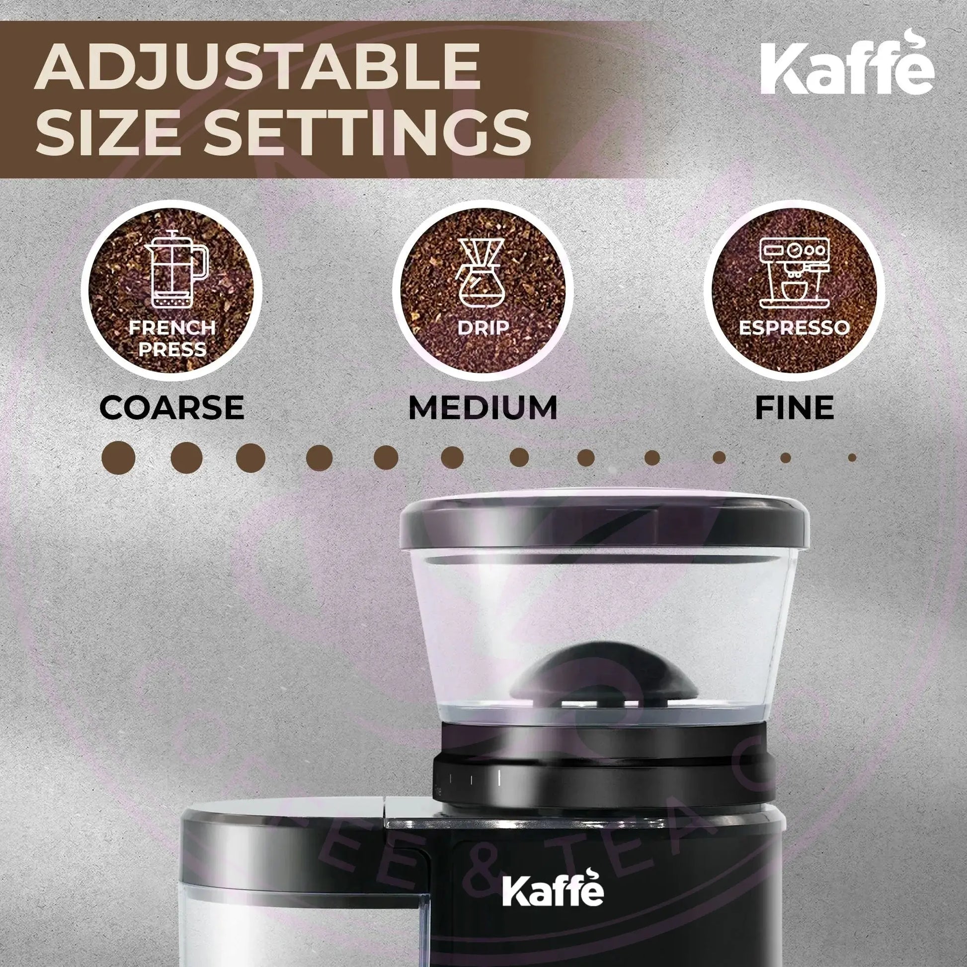 Burr Coffee Grinder, KF8021 Kaffe Products