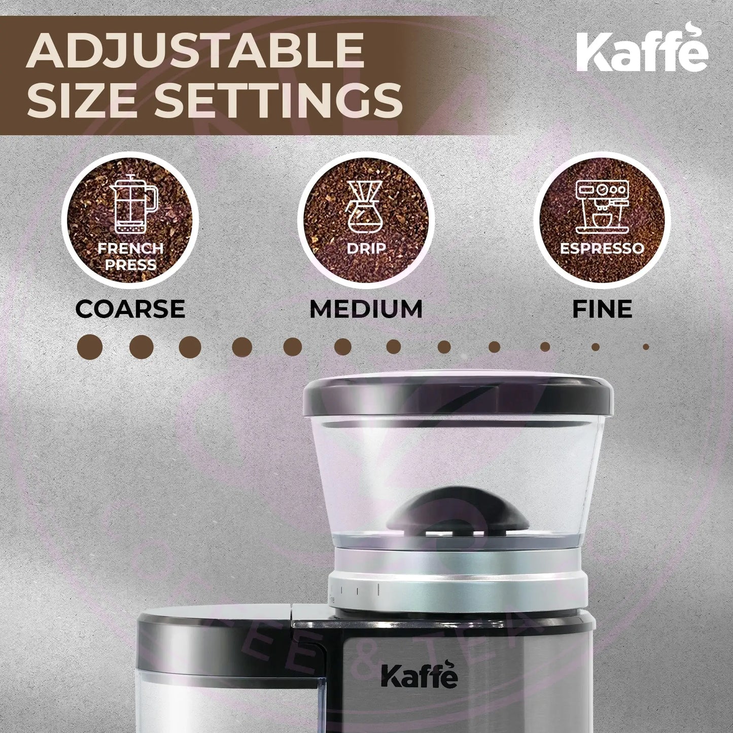 Burr Coffee Grinder - KF8022 | 20 Grind Settings