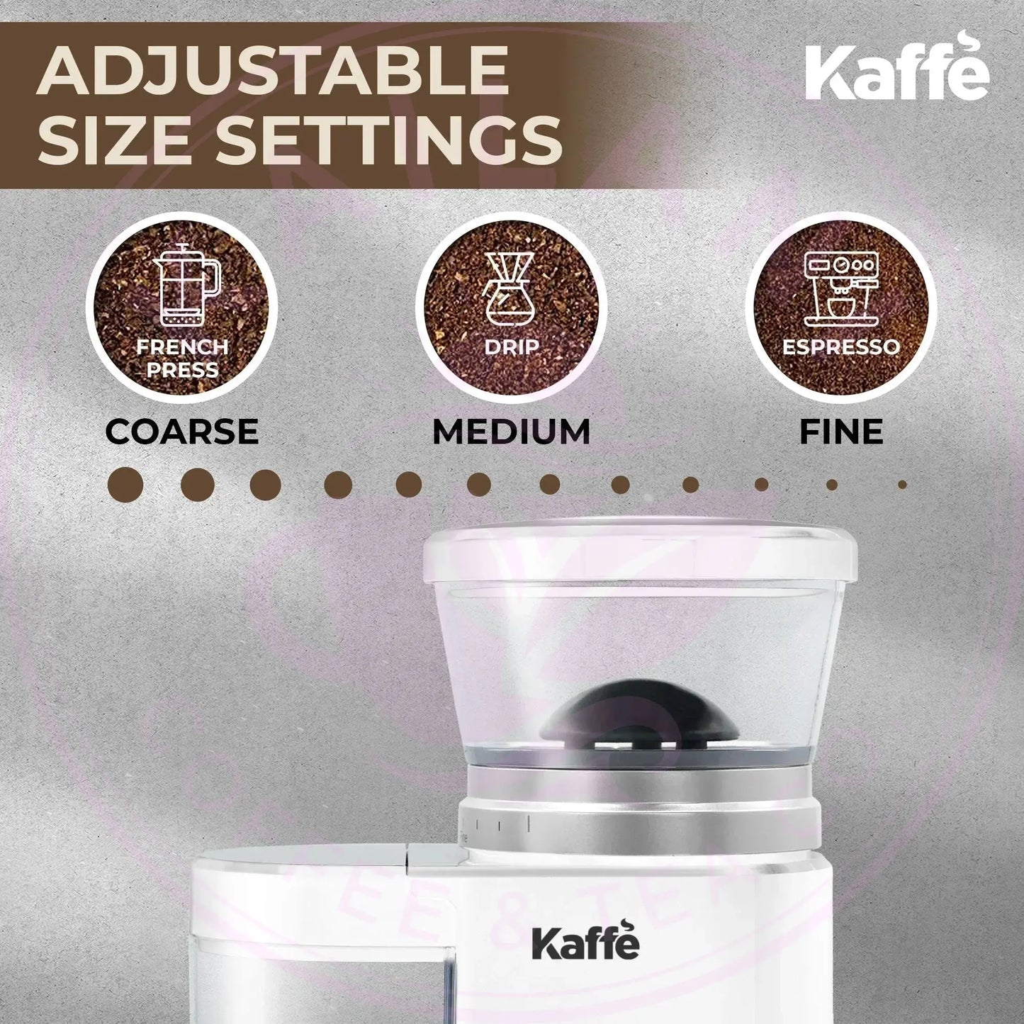 Burr Coffee Grinder - 20 Grind Settings for Ultimate Flavor | KF8024 - Kailani Coffee & Tea Co.
