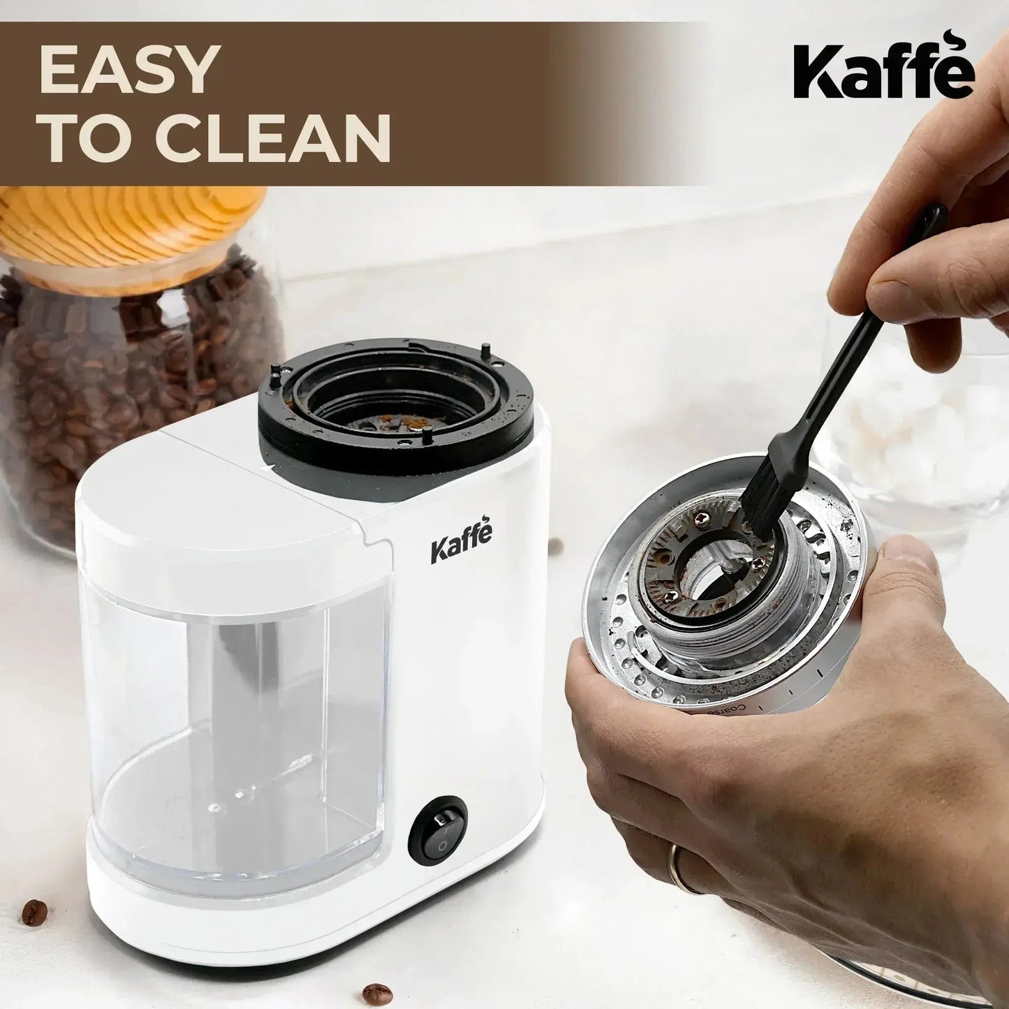 Burr Coffee Grinder - 20 Grind Settings for Ultimate Flavor | KF8024 - Kailani Coffee & Tea Co.