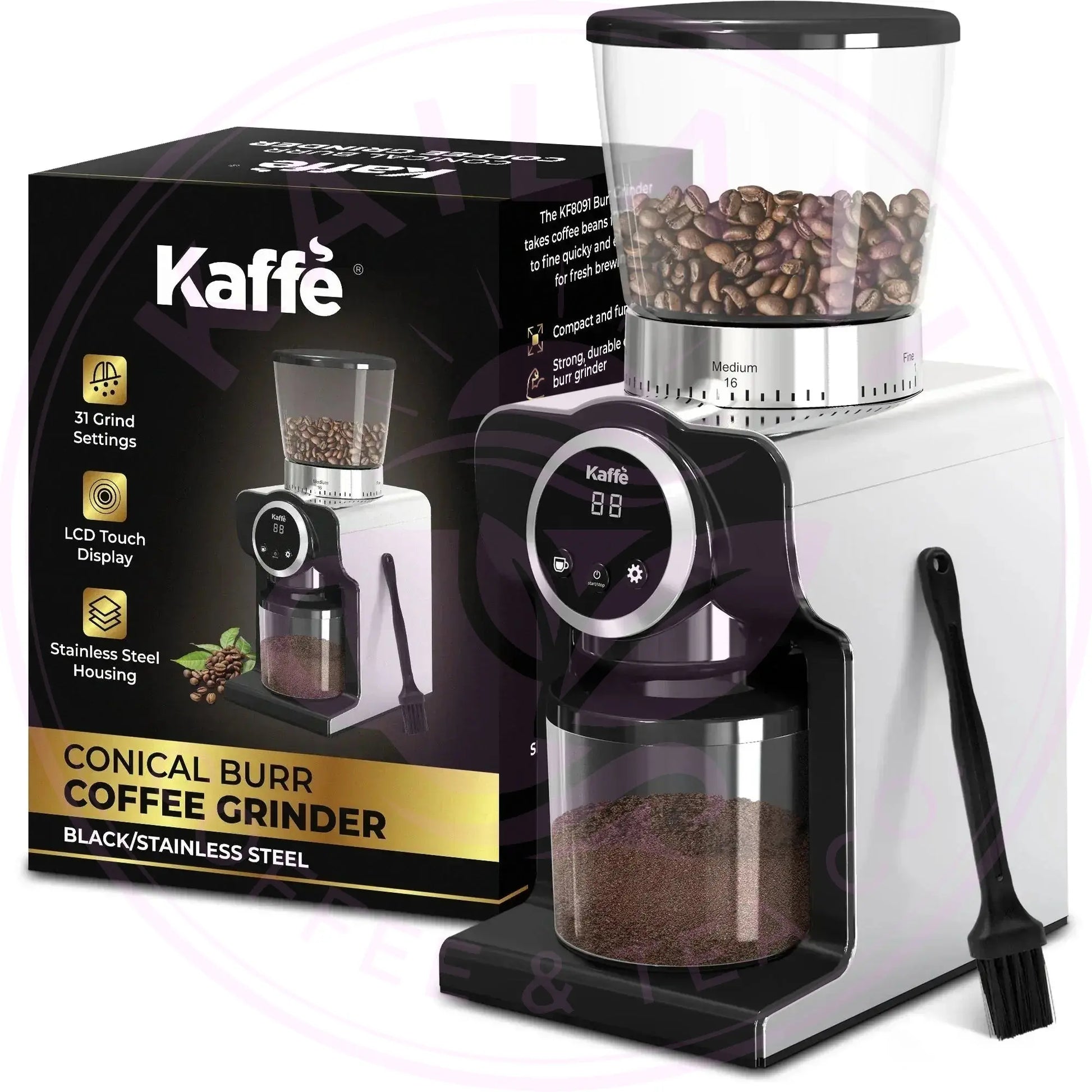 Conical Burr Coffee Grinder - KF8091 - Kailani Coffee & Tea Co.