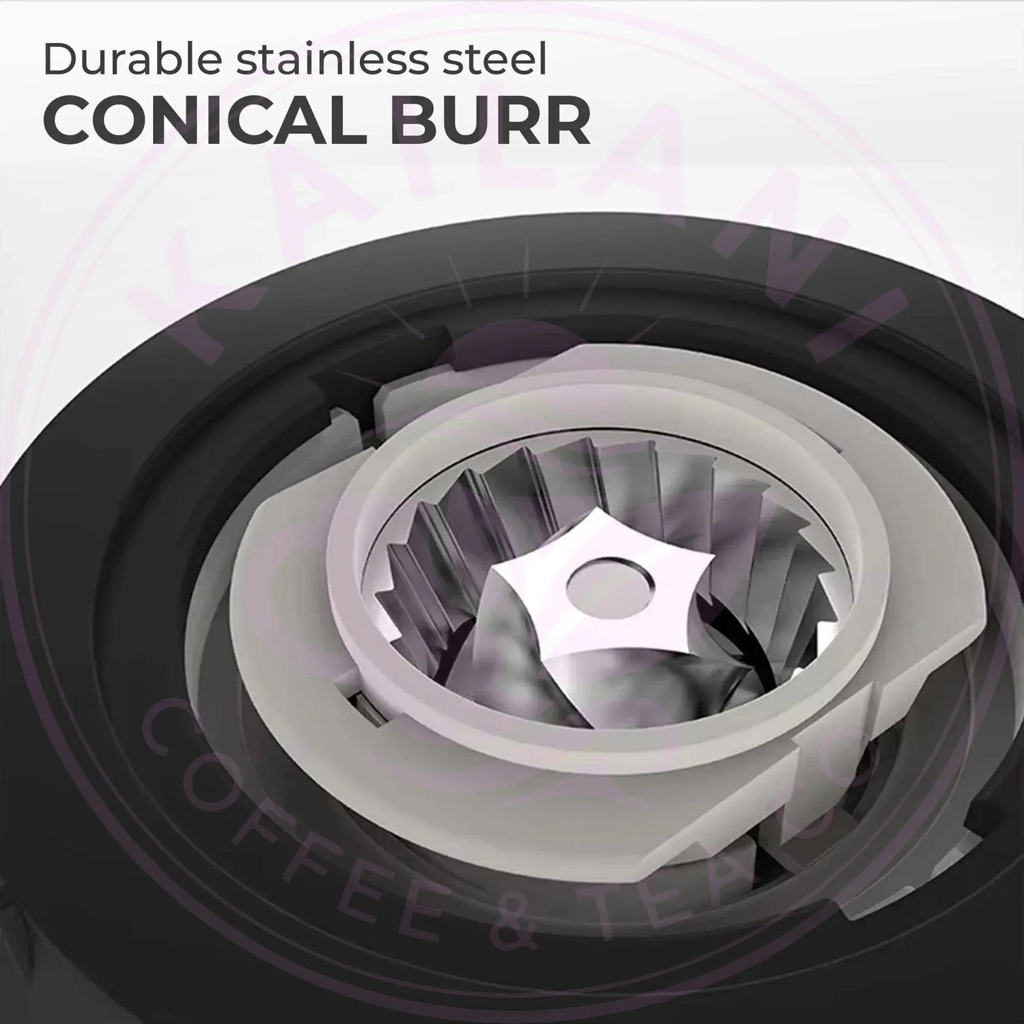 Conical Burr Coffee Grinder - Precision Grinding | KF8150 - Kailani Coffee & Tea Co.