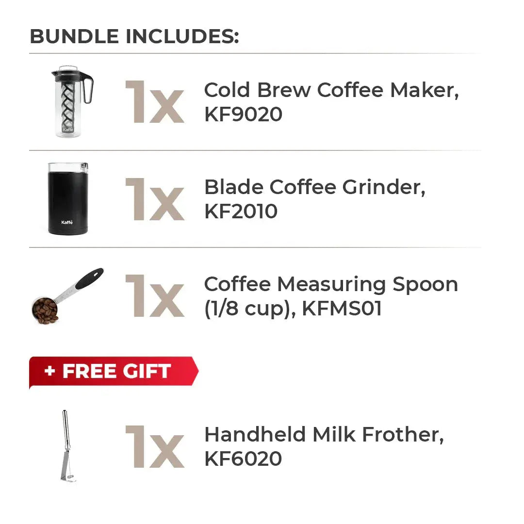 Cold Brew Ultimate Bundle, Black Kaffe Products