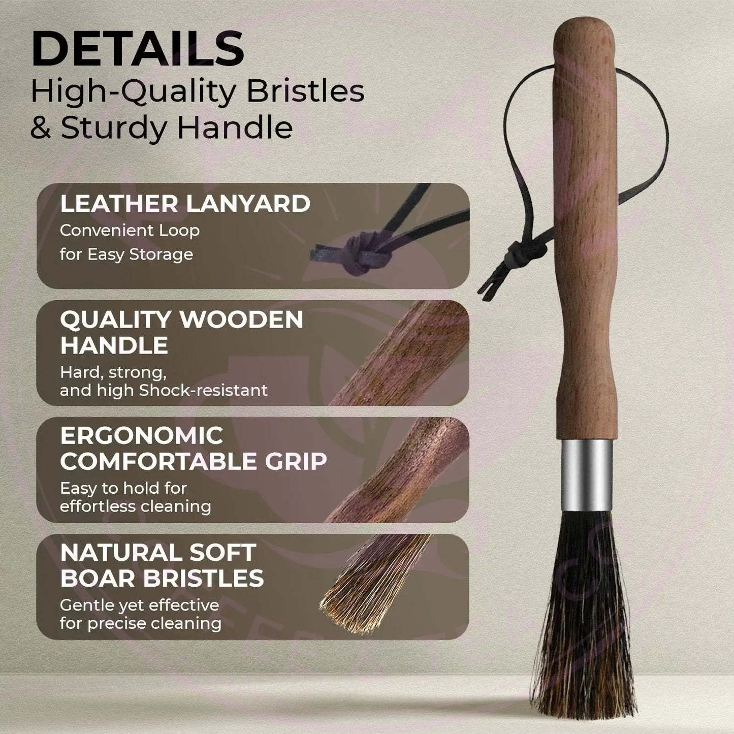 Coffee Cleaning Brush (8"), KFCB02 Kaffe Products