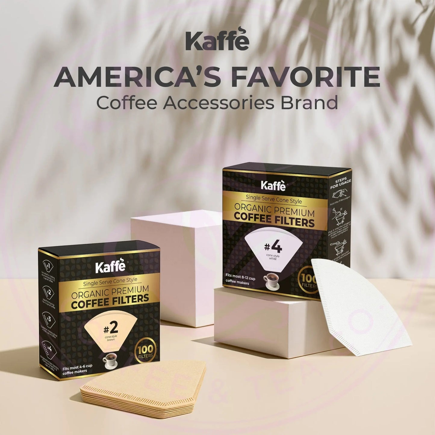 Organic Premium Coffee Filters #2, KFCF02B