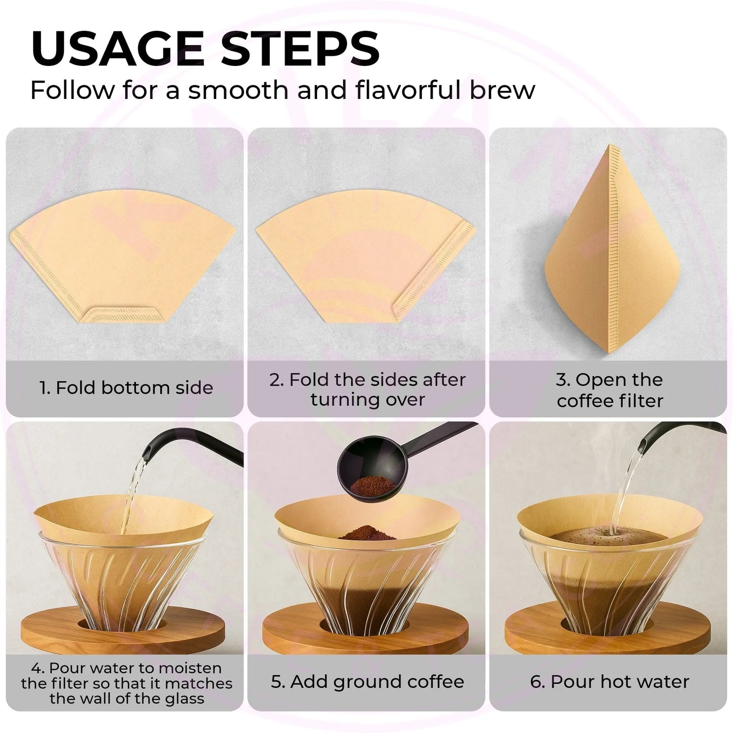 Organic Premium Coffee Filters #4, KFCF04B