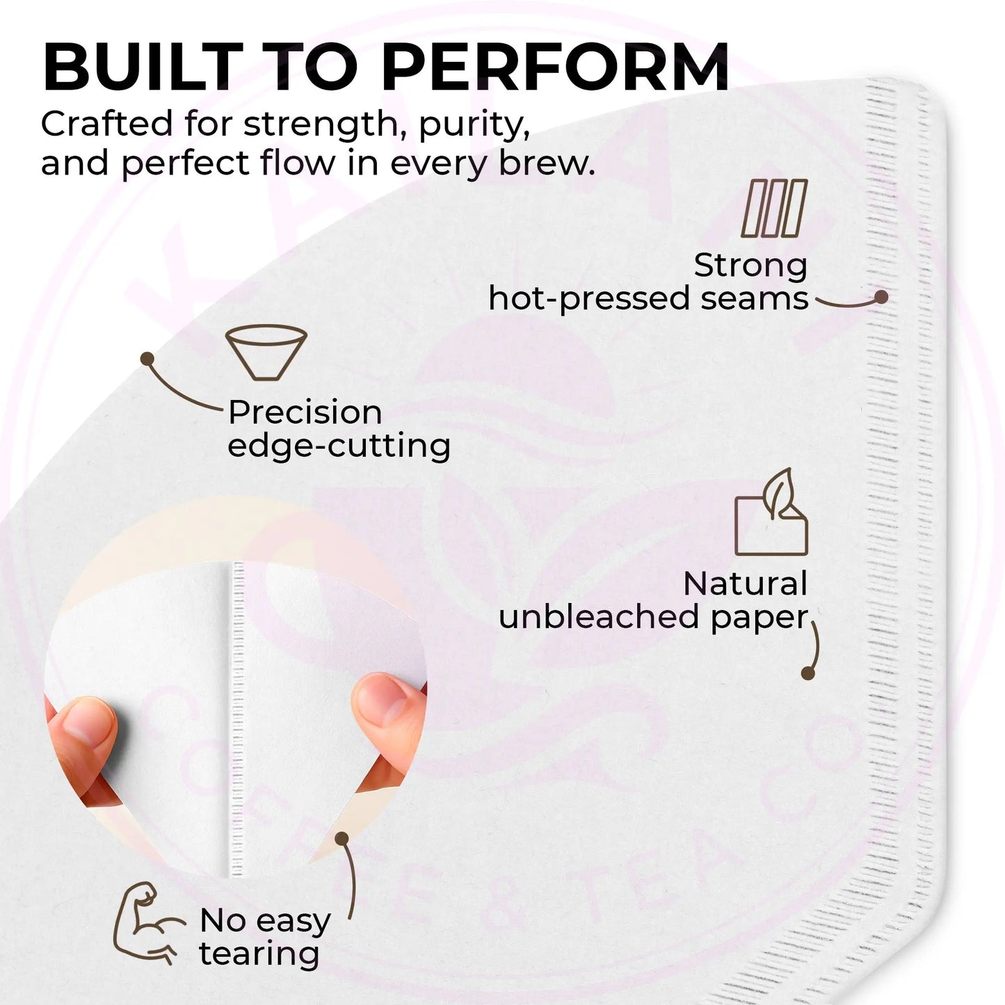 Organic Premium Coffee Filters #4, KFCF04W
