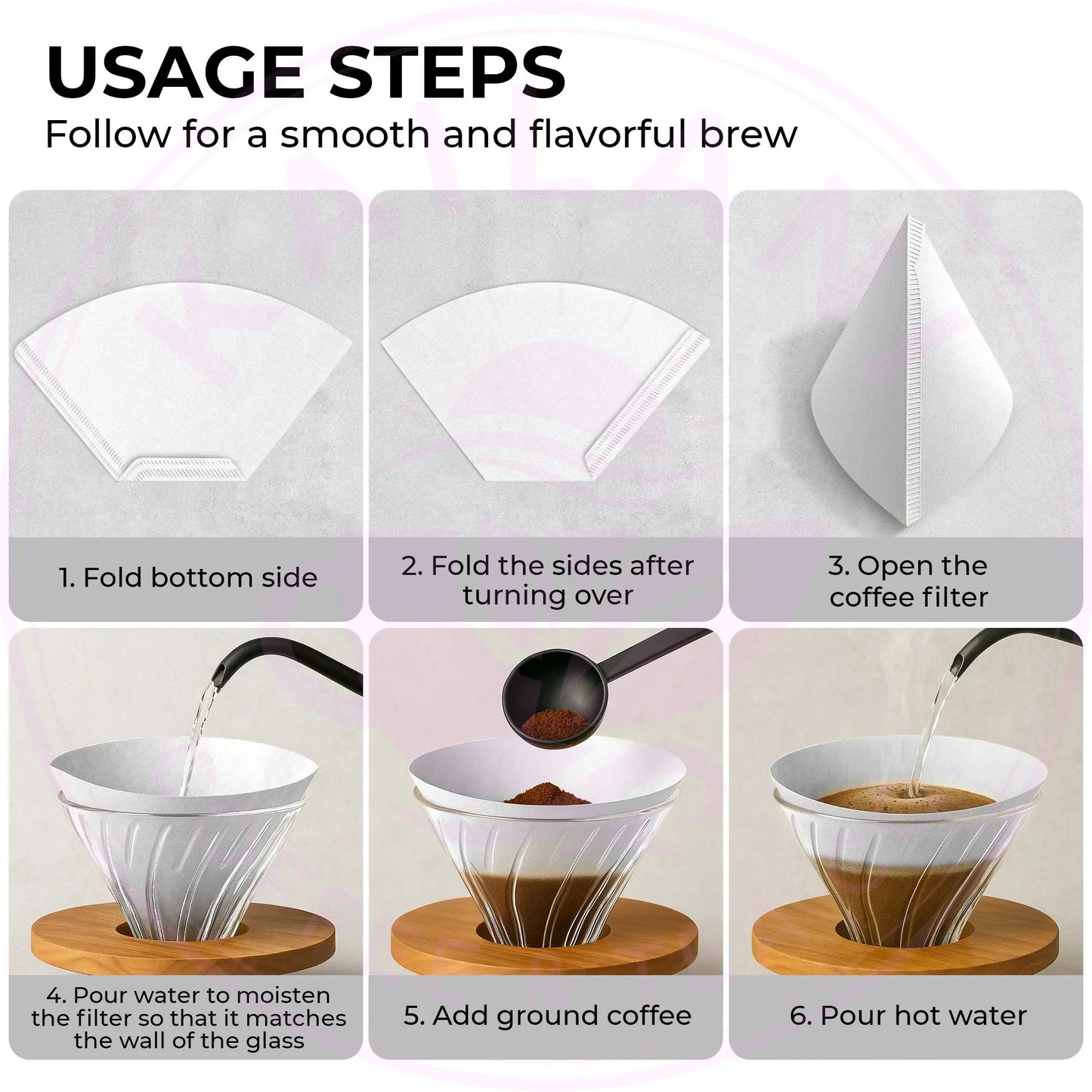 Organic Premium Coffee Filters #4, KFCF04W