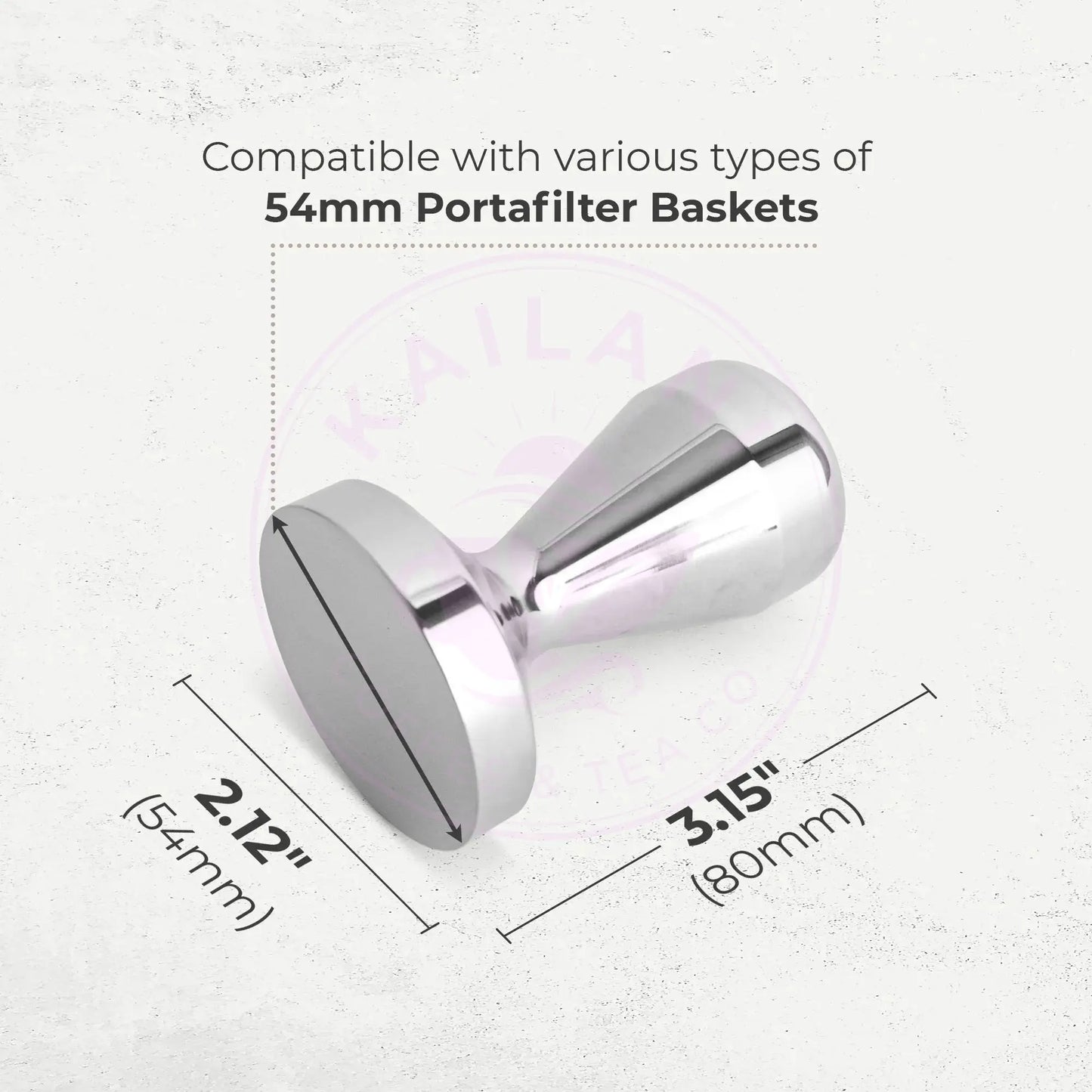 Espresso Tamper, 54mm, KFCT01-54 Kaffe Products