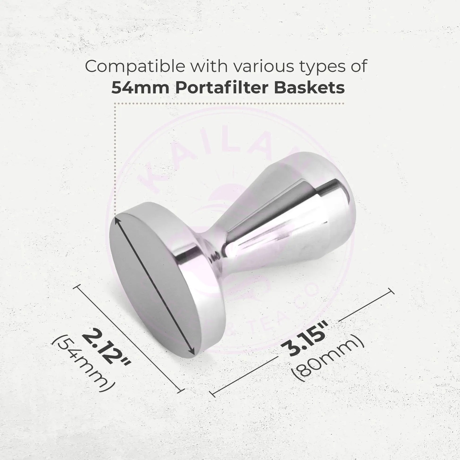 Espresso Tamper, 54mm, KFCT01-54 Kaffe Products