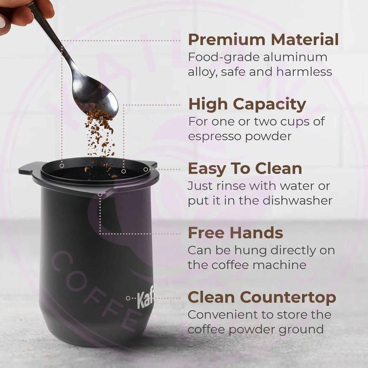 Espresso Dosing Cup 54mm Portafilter - Kaffe KFDC01
