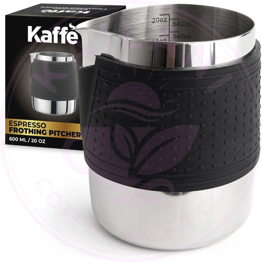 Milk Frothing Pitcher, 600 ML, KFFP01 Kaffe Products