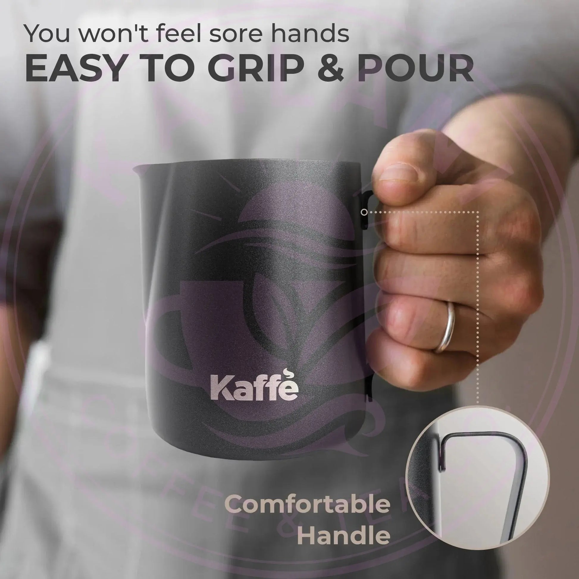Milk Frothing Pitcher (20oz / 600ml), KFFP02 Kaffe Products