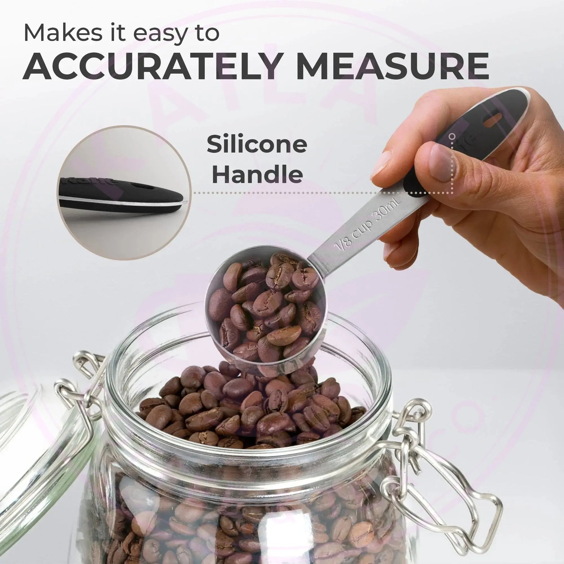 Coffee Measuring Spoon (1/8 cup), KFMS01 Kaffe Products