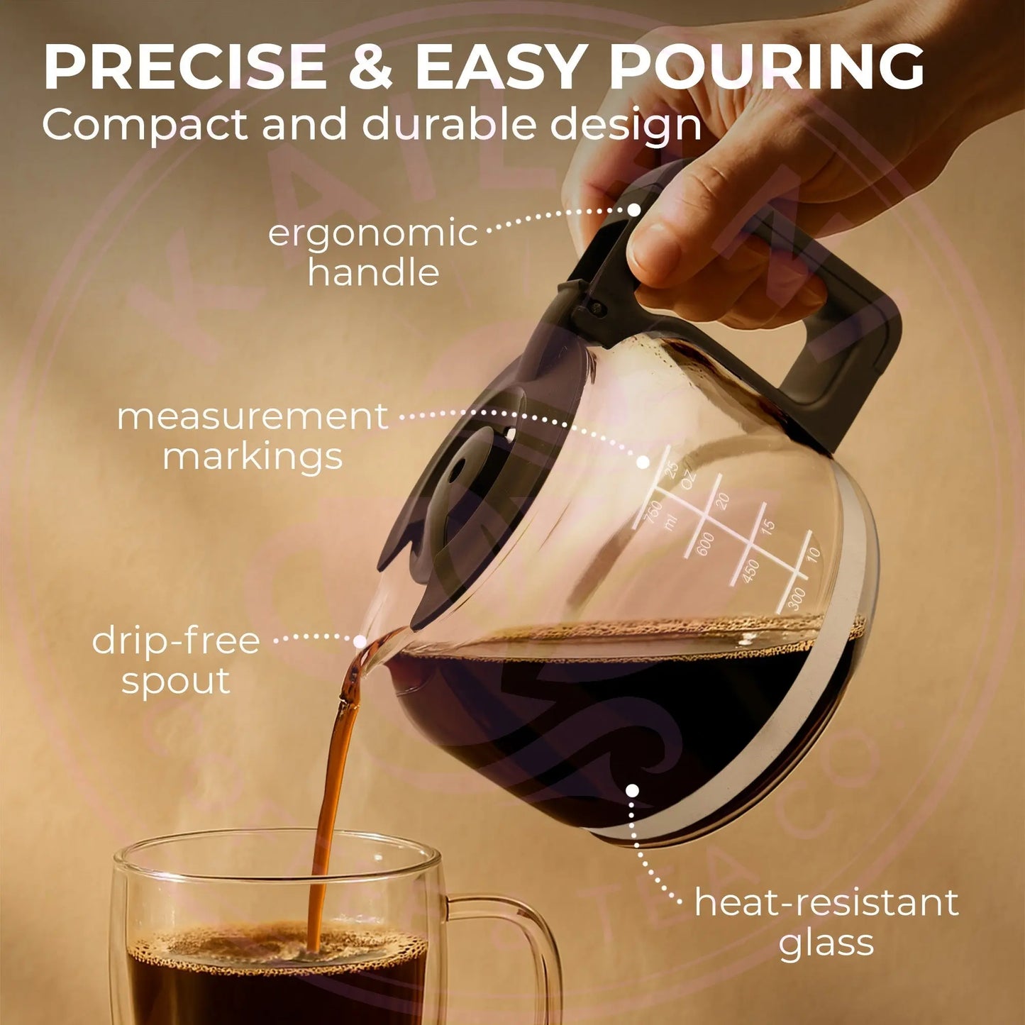 Universal Replacement Coffee Carafe (5-Cup), KFRC05