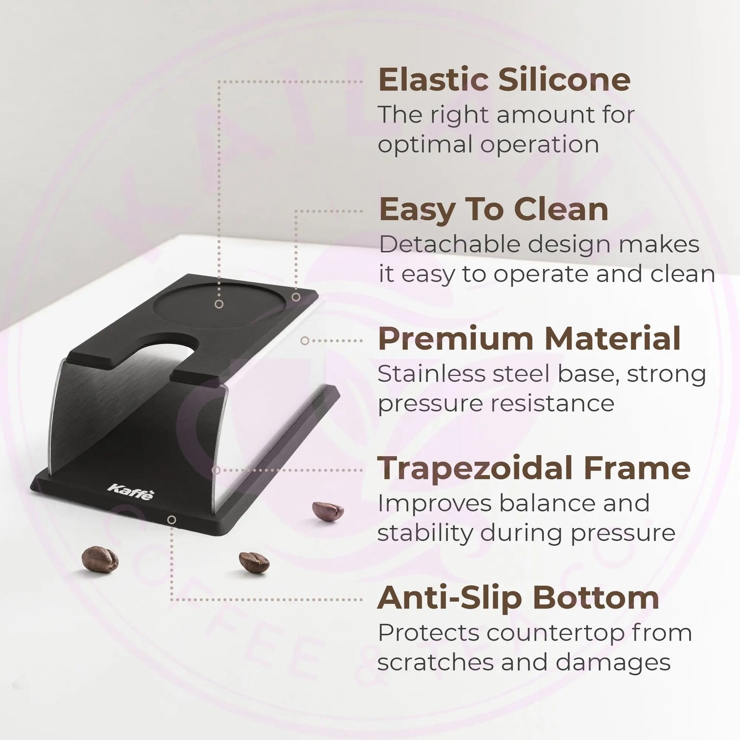 Espresso Tamping Mat - Portafilter Holder Kaffe KFTH01