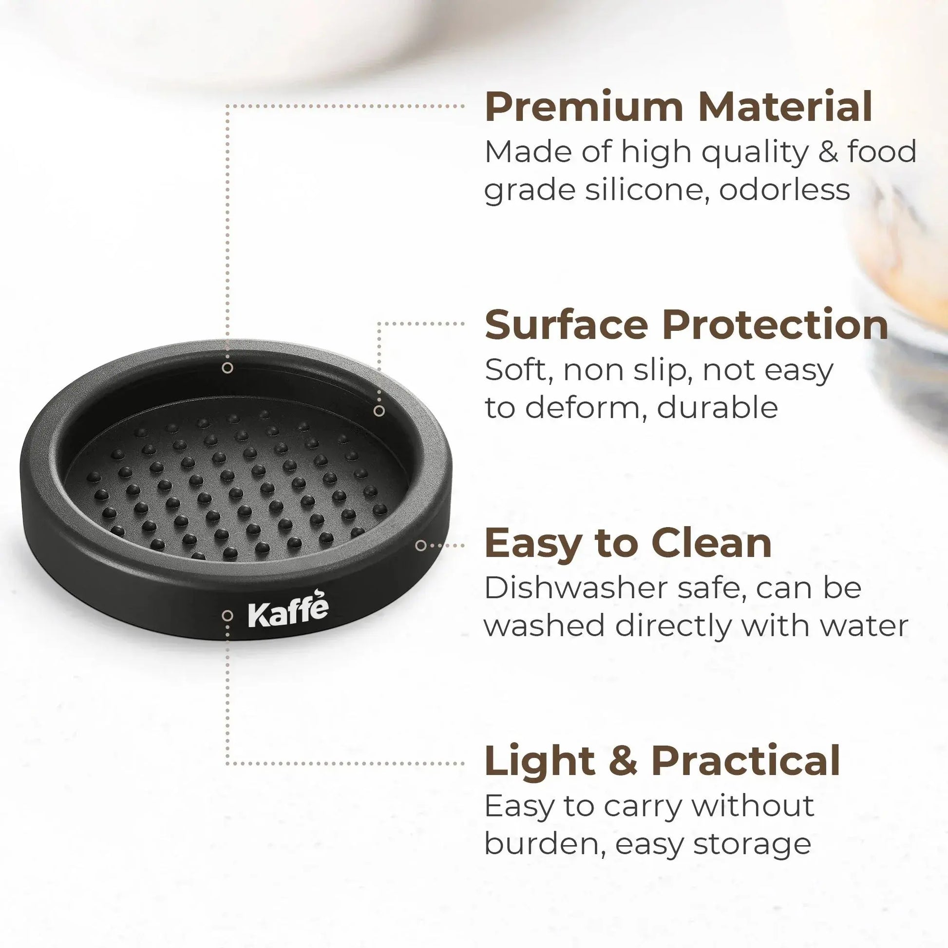 Espresso Tamping Mat, KFTM01 Kaffe Products