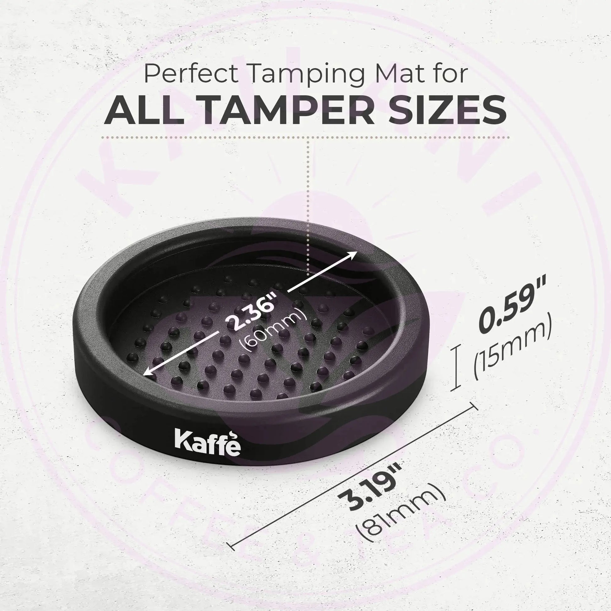 Espresso Tamping Mat, KFTM01 Kaffe Products