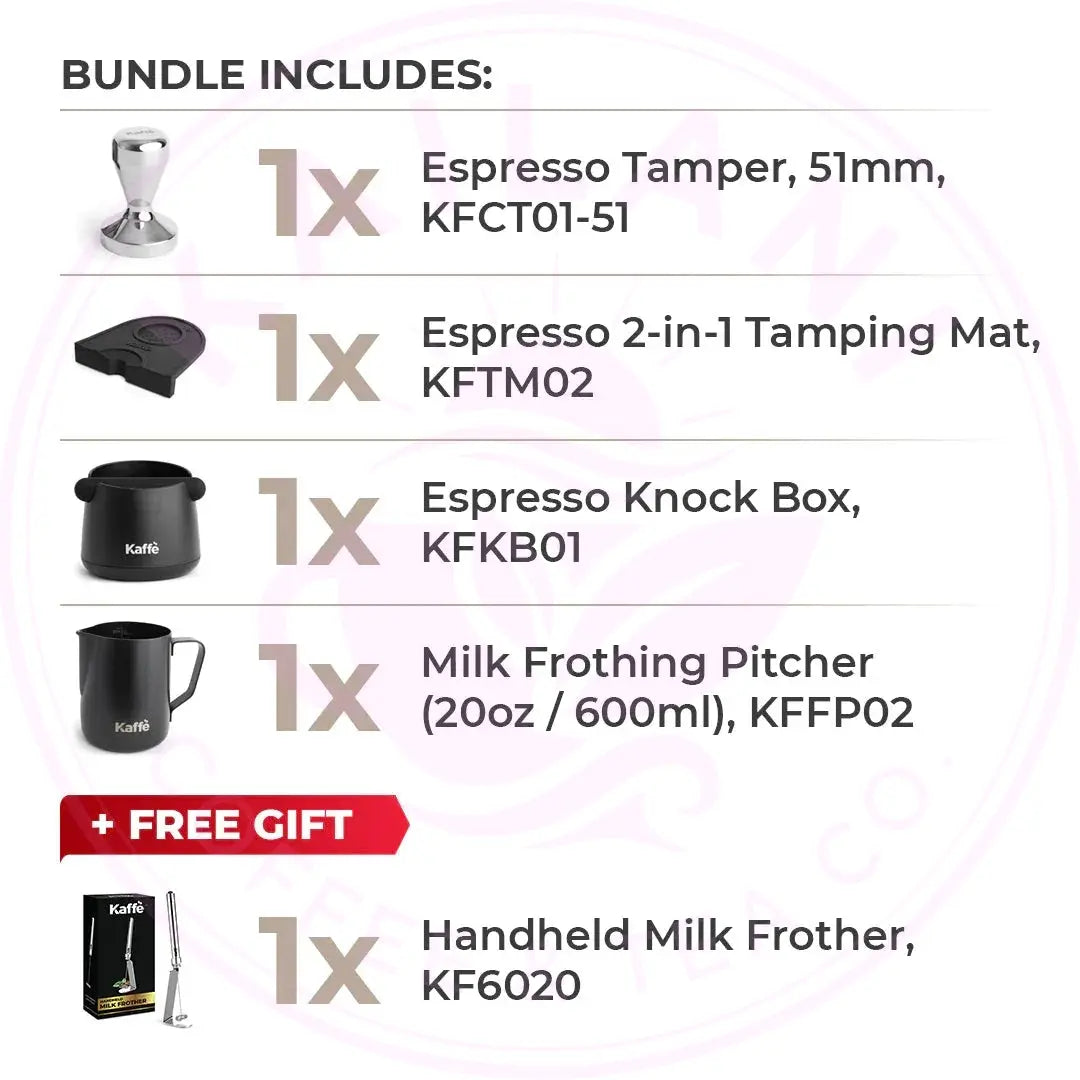 Ultimate Espresso Bundle, 51mm Kaffe Products