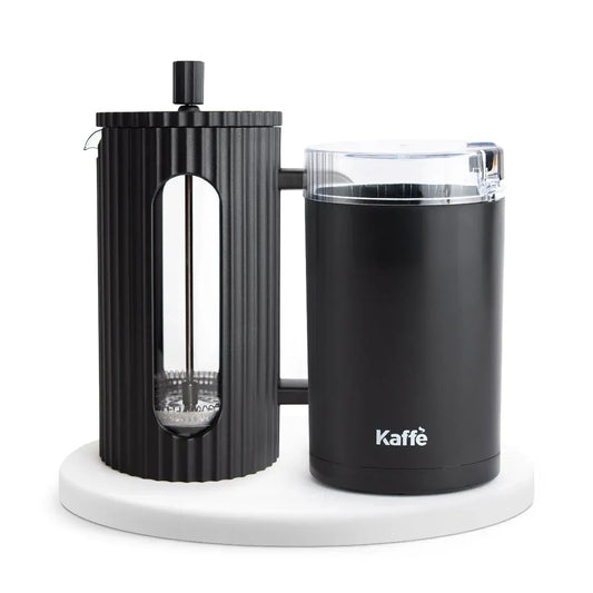 French Press Essentials Bundle – (Black) - Kailani Coffee & Tea Co.