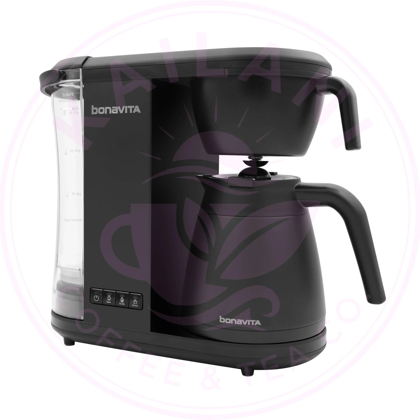 Enthusiast 8-Cup Drip Coffee Brewer with 1.3L Thermal or Glass Carafe Bonavita