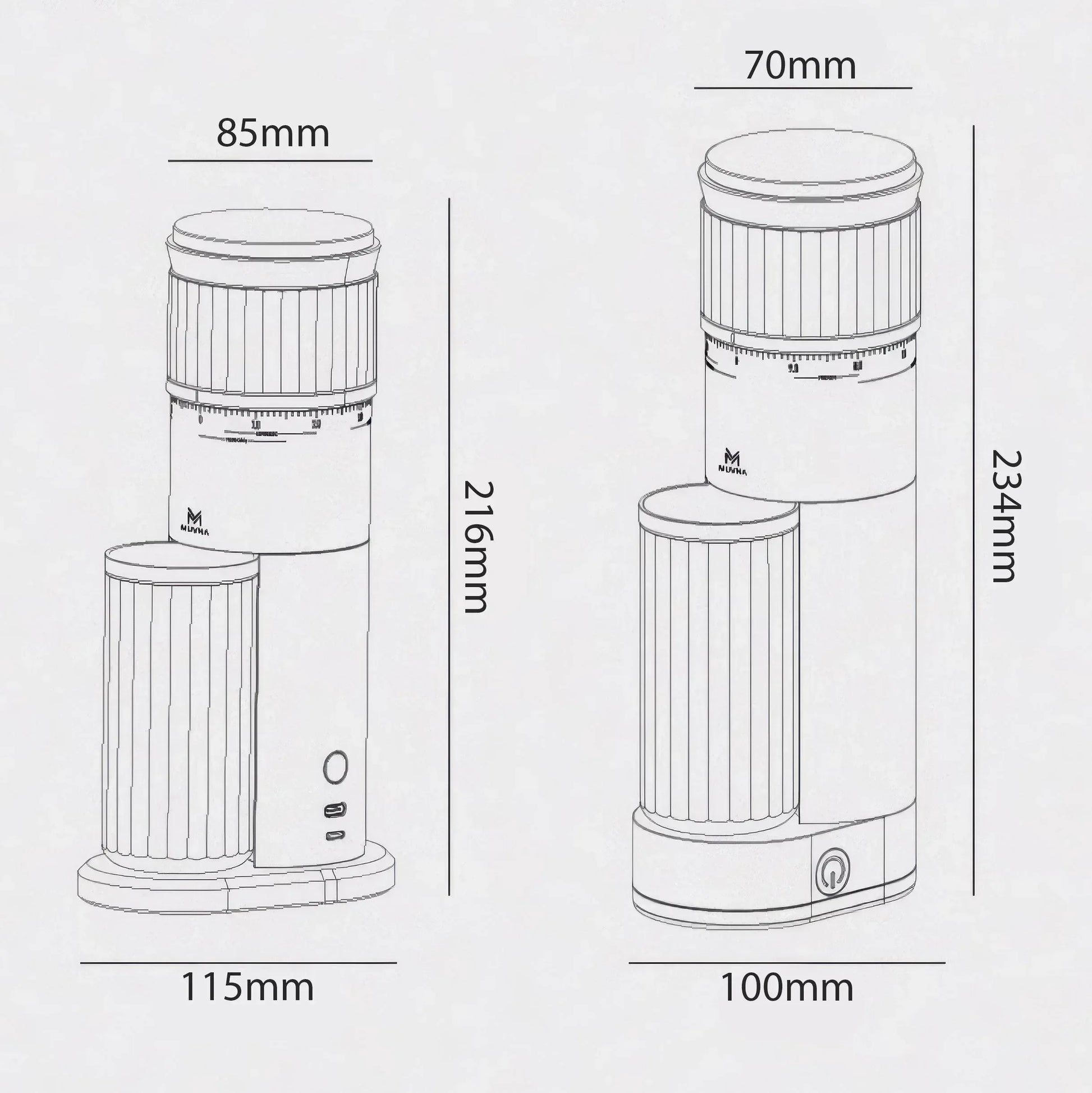 Precision Burr Coffee Grinder - Fresh Ground Coffee Perfection - Kailani Coffee & Tea Co.