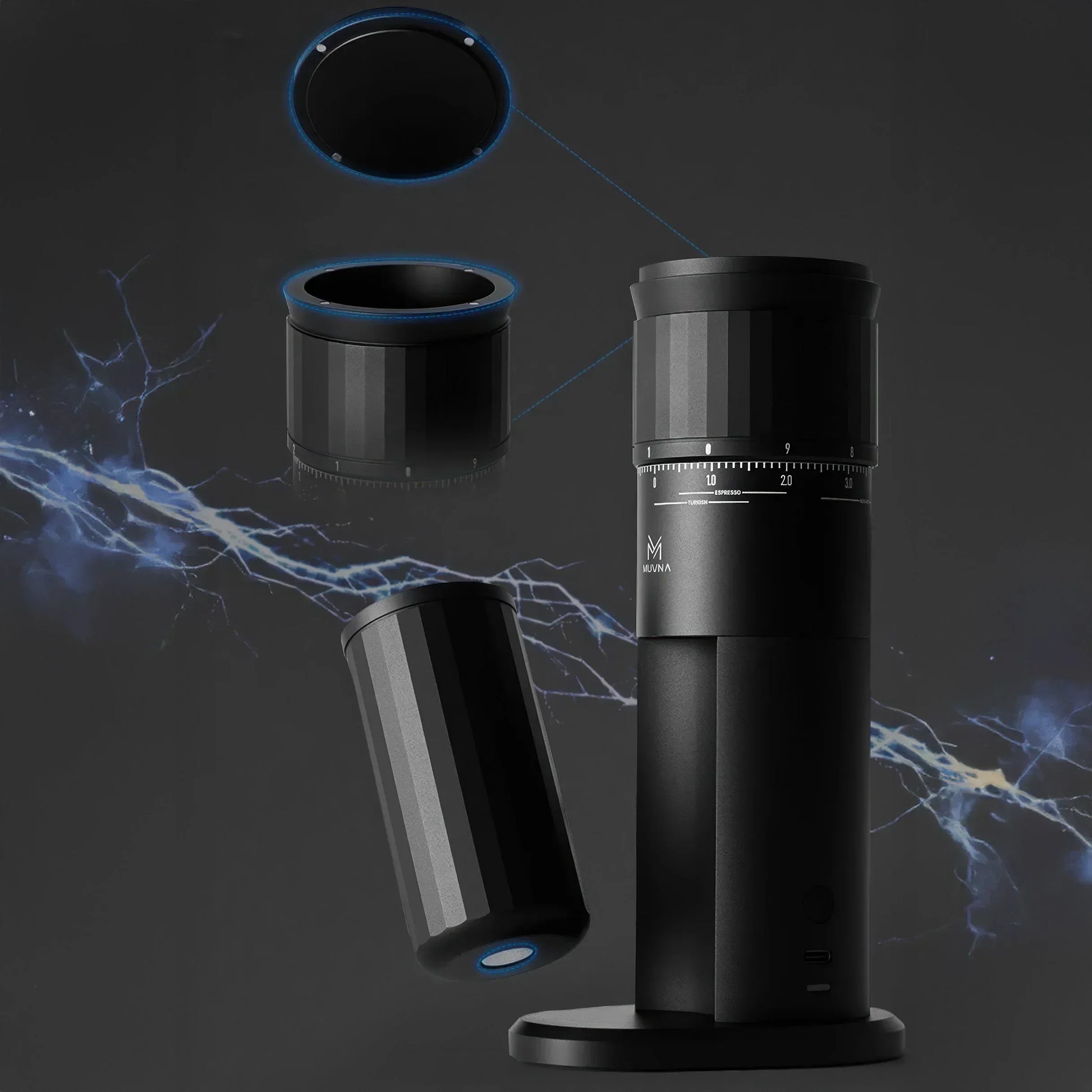 Precision Burr Coffee Grinder - Fresh Ground Coffee Perfection - Kailani Coffee & Tea Co.