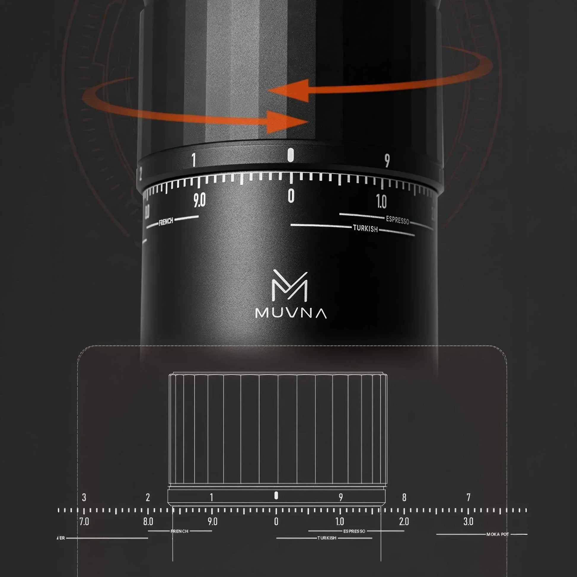 Precision Burr Coffee Grinder - Fresh Ground Coffee Perfection - Kailani Coffee & Tea Co.