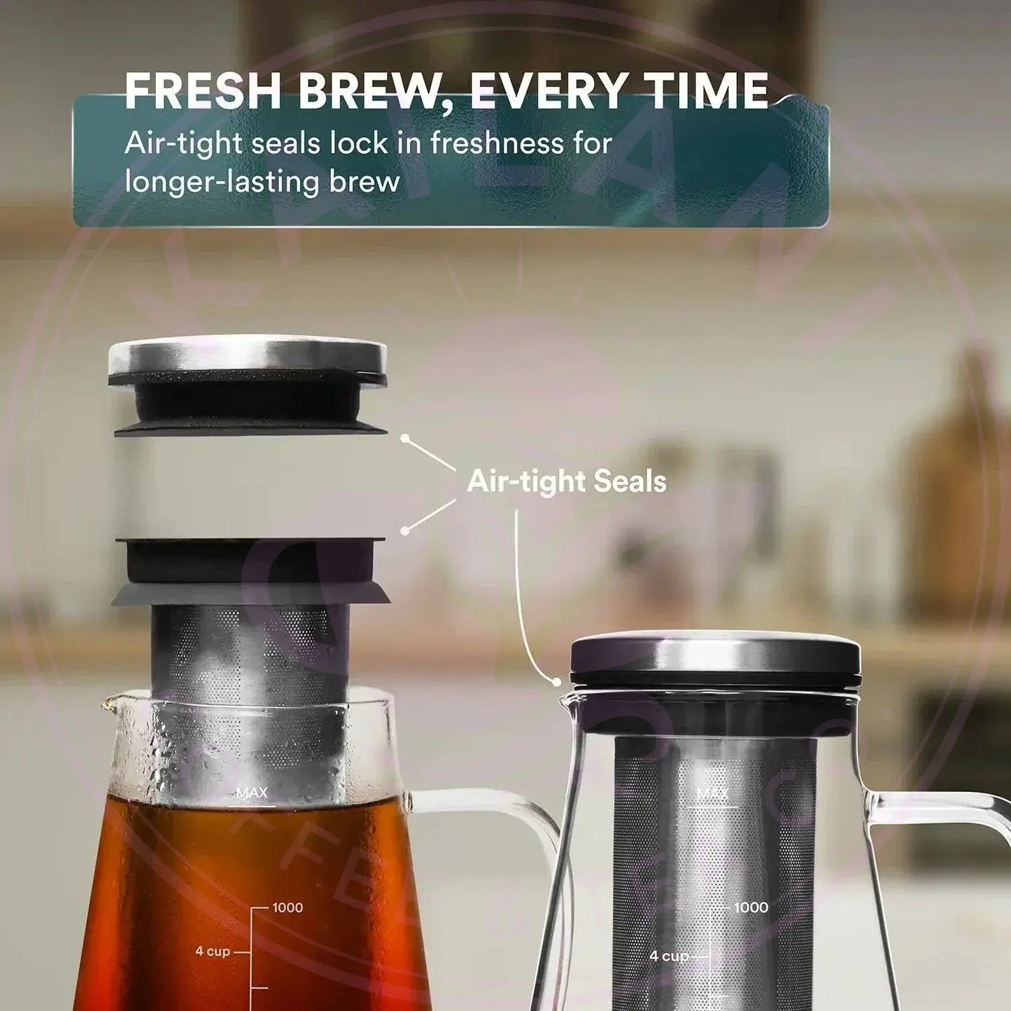 Cold Brew Maker 1.0L/34oz and 1.5L/51oz Ovalware